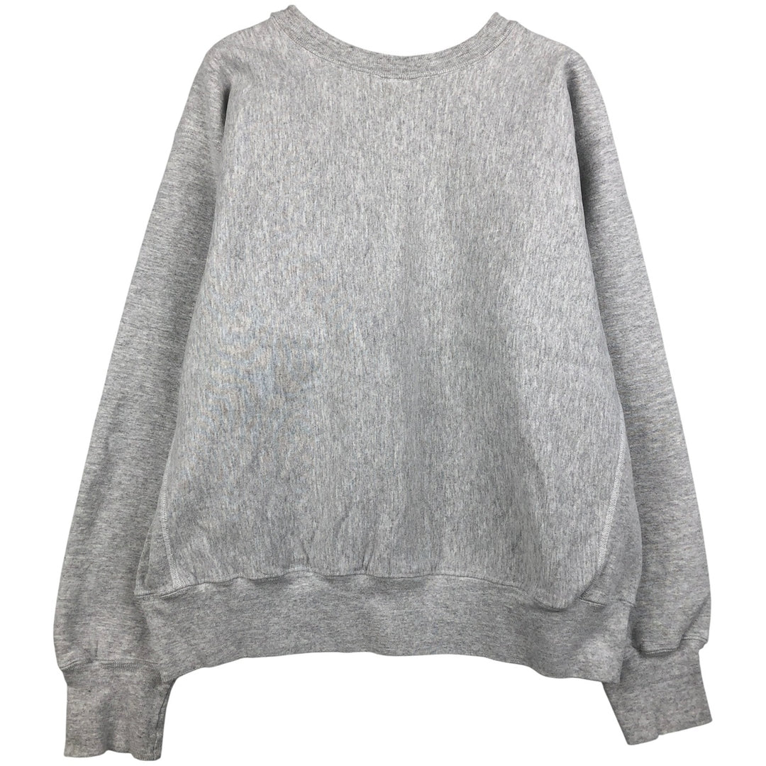 EAGLE Print Sweatshirt, Made in USA, Men's Size L cotton gray type Vintage Second Hand
