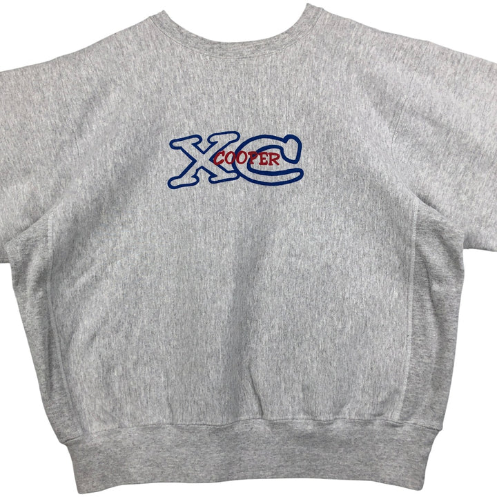 EAGLE Print Sweatshirt, Made in USA, Men's Size L cotton gray type Vintage Second Hand