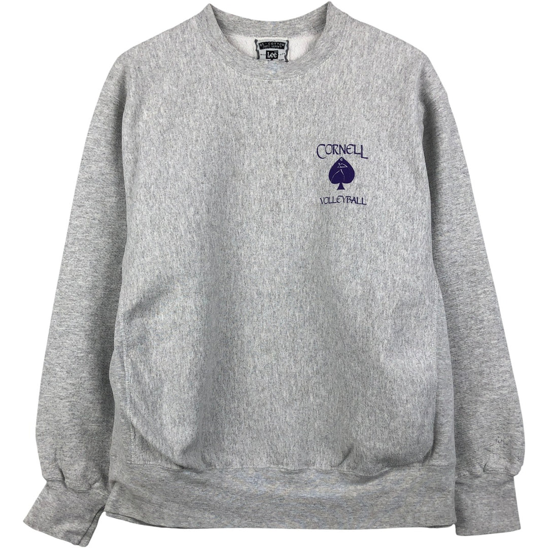 Vintage 90'S Lee printed sweatshirt, made in the USA, men's size XL cotton gray type Vintage Second Hand