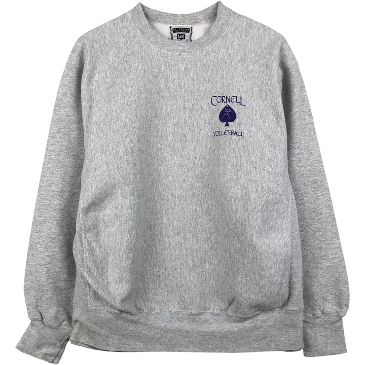 Vintage 90'S Lee printed sweatshirt, made in the USA, men's size XL cotton gray type Vintage Second Hand