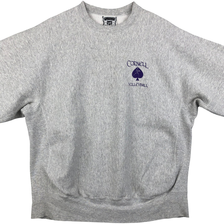 Vintage 90'S Lee printed sweatshirt, made in the USA, men's size XL cotton gray type Vintage Second Hand