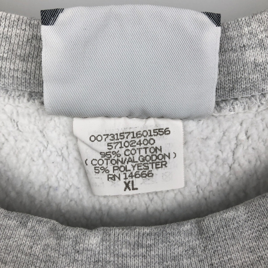 Vintage 90'S Lee printed sweatshirt, made in the USA, men's size XL cotton gray type Vintage Second Hand