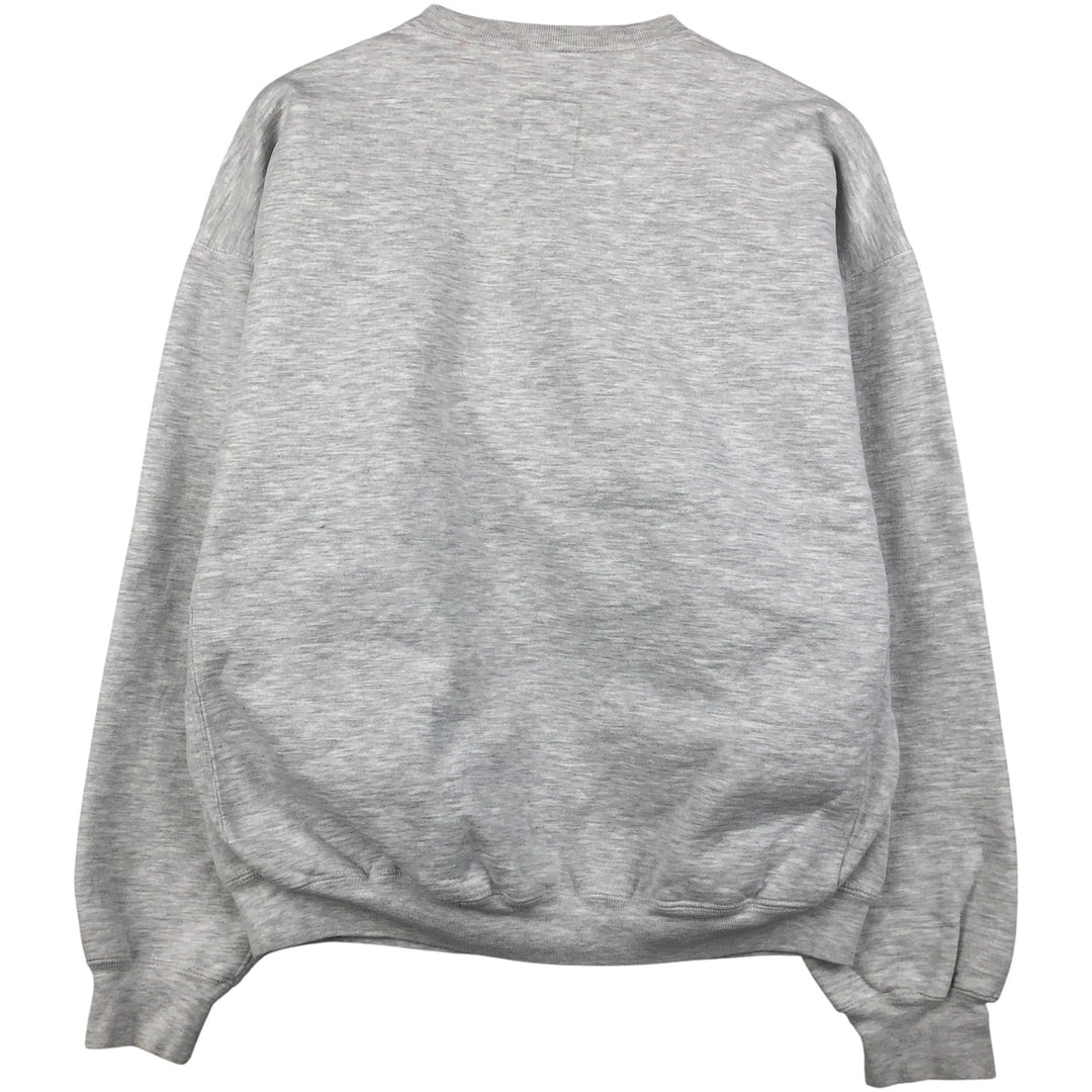 Vintage 90'S Russell PRO COTTON printed sweatshirt, Made in USA, Men's XL cotton gray type Vintage Second Hand