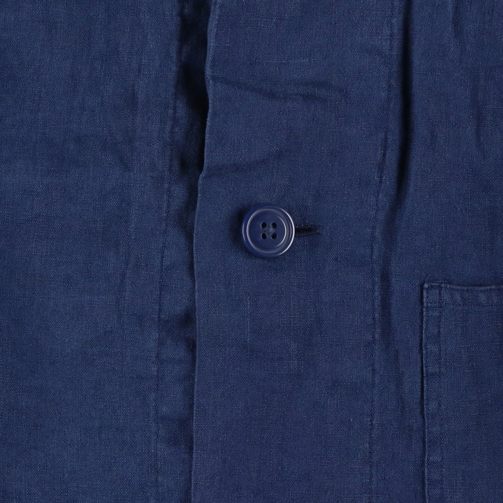 Ralph Lauren POLO RALPH LAUREN shirt jacket, men's size S unclear navy blue type Vintage Second Hand