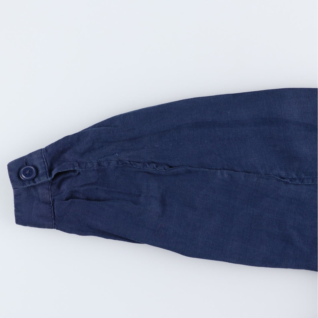 Ralph Lauren POLO RALPH LAUREN shirt jacket, men's size S unclear navy blue type Vintage Second Hand