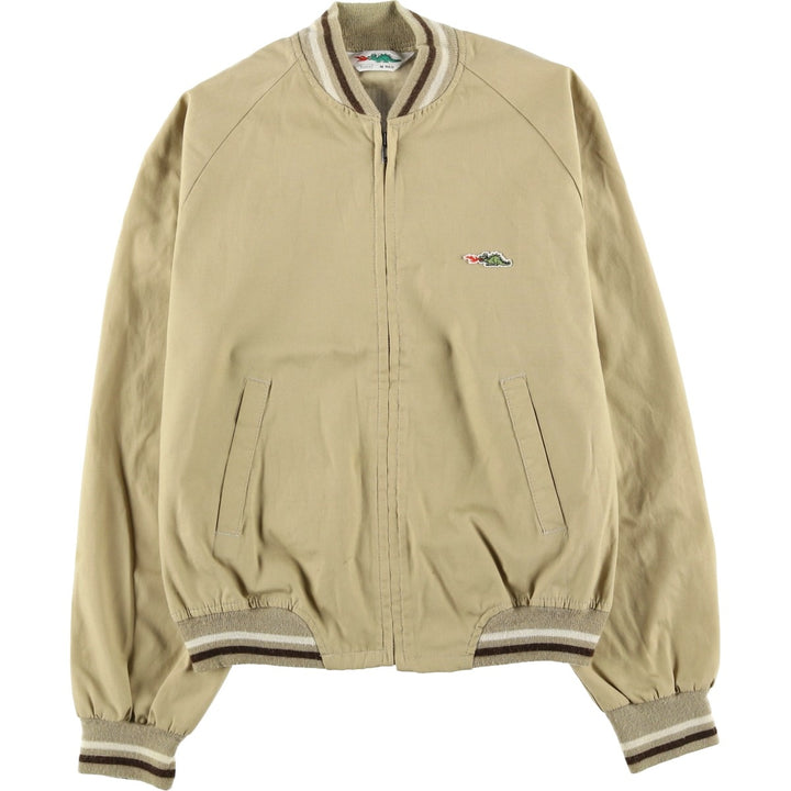 Vintage 1980'S Sears Braggin' Dragon Blouson, Men's Size Medium polyester Beige type Vintage Second Hand