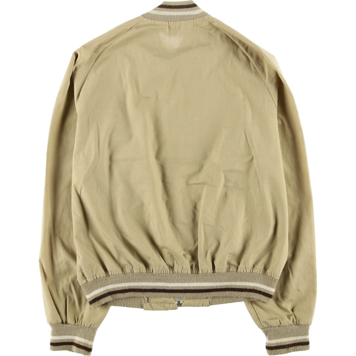 Vintage 1980'S Sears Braggin' Dragon Blouson, Men's Size Medium polyester Beige type Vintage Second Hand