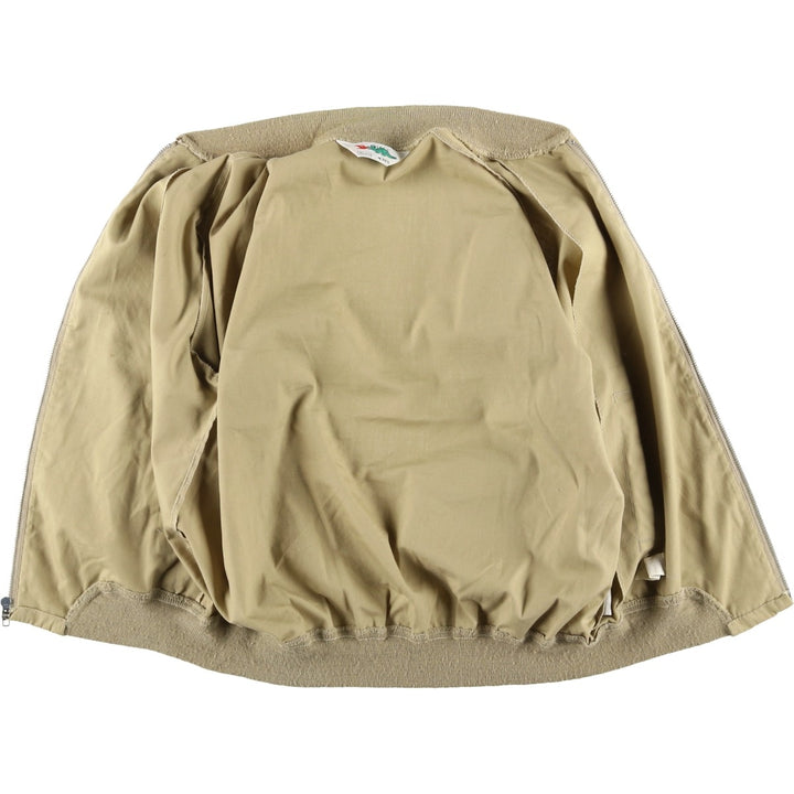 Vintage 1980'S Sears Braggin' Dragon Blouson, Men's Size Medium polyester Beige type Vintage Second Hand