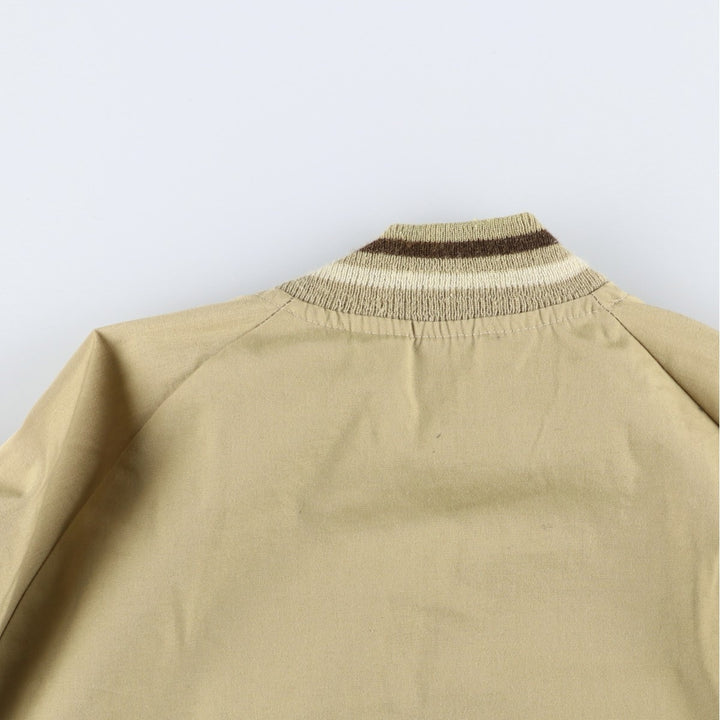 Vintage 1980'S Sears Braggin' Dragon Blouson, Men's Size Medium polyester Beige type Vintage Second Hand