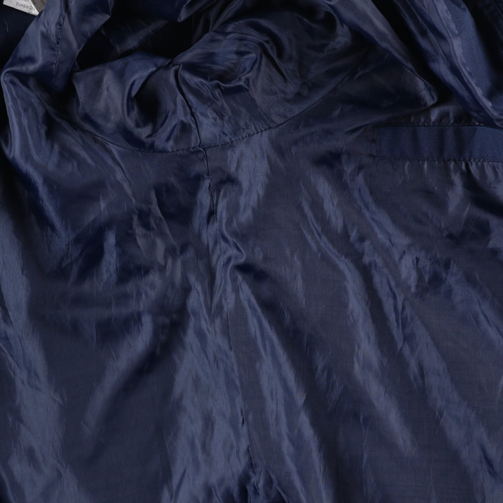 90s~00'S HABAND Derby Jacket Cup Shoulder Jacket Men's L size polyester Navy blue Vintage Second Hand