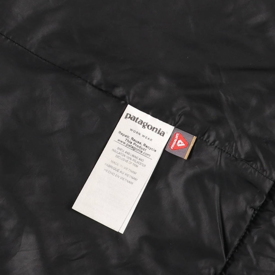 Patagonia Nano Puff Jacket 84217SP17, Men's Medium Size polyester black type Vintage Second Hand