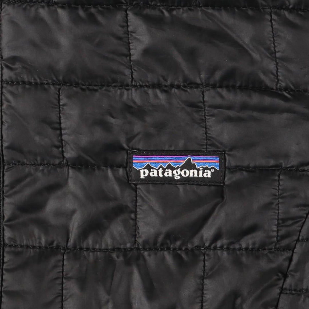Patagonia Nano Puff Jacket 84217SP17, Men's Medium Size polyester black type Vintage Second Hand
