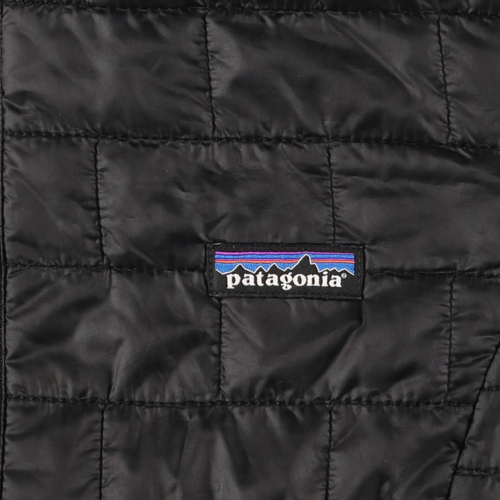 Patagonia Nano Puff Jacket 84217SP17, Men's Medium Size polyester black type Vintage Second Hand