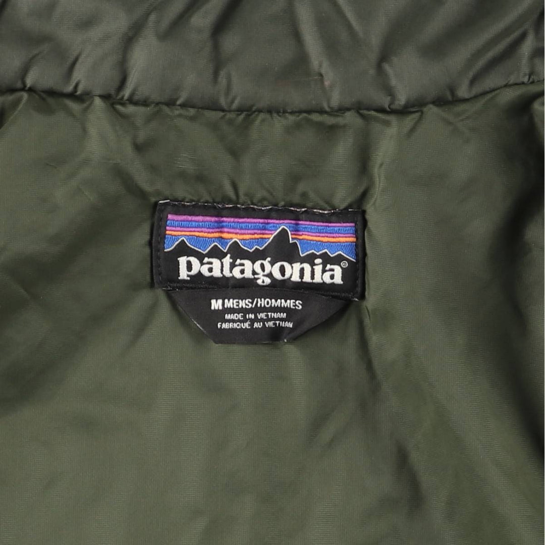 Patagonia Nano Puff Jacket 84212FA20, Men's Medium Size recycled polyester Khaki type Vintage Second Hand