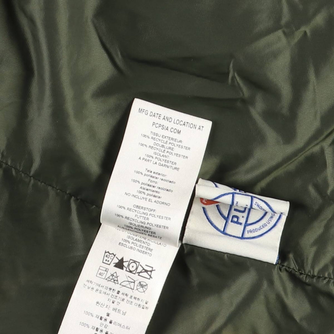 Patagonia Nano Puff Jacket 84212FA20, Men's Medium Size recycled polyester Khaki type Vintage Second Hand