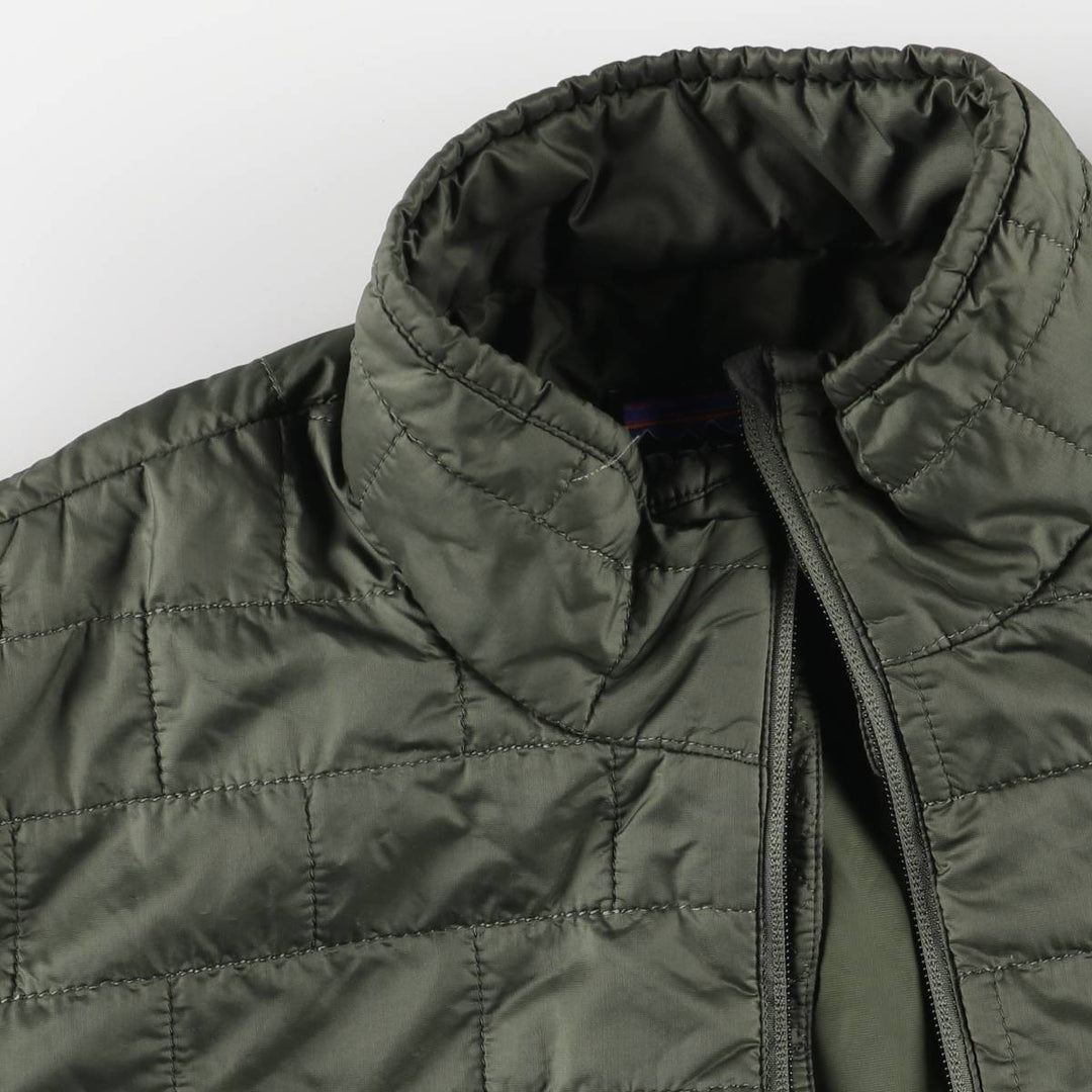 Patagonia Nano Puff Jacket 84212FA20, Men's Medium Size recycled polyester Khaki type Vintage Second Hand