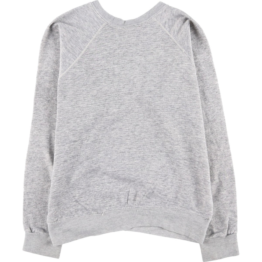 Vintage 1980'S Adidas logo sweatshirt, Made in USA, Men's Size Medium acrylic gray type Vintage Second Hand