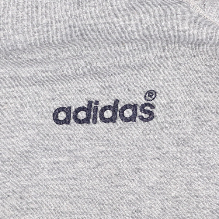 Vintage 1980'S Adidas logo sweatshirt, Made in USA, Men's Size Medium acrylic gray type Vintage Second Hand