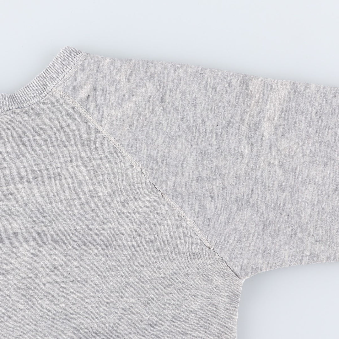 Vintage 1980'S Adidas logo sweatshirt, Made in USA, Men's Size Medium acrylic gray type Vintage Second Hand