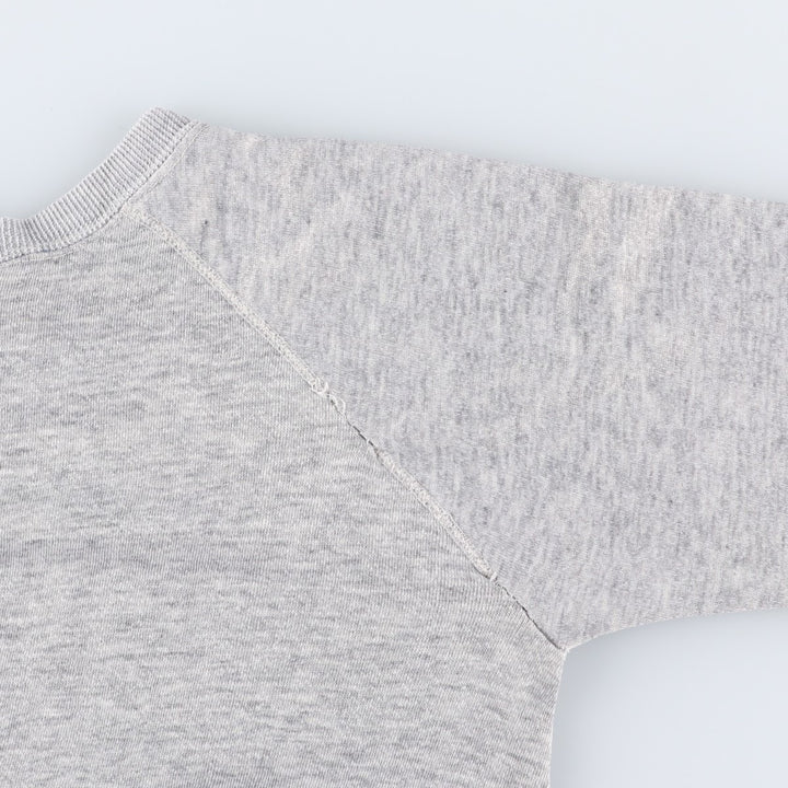 Vintage 1980'S Adidas logo sweatshirt, Made in USA, Men's Size Medium acrylic gray type Vintage Second Hand