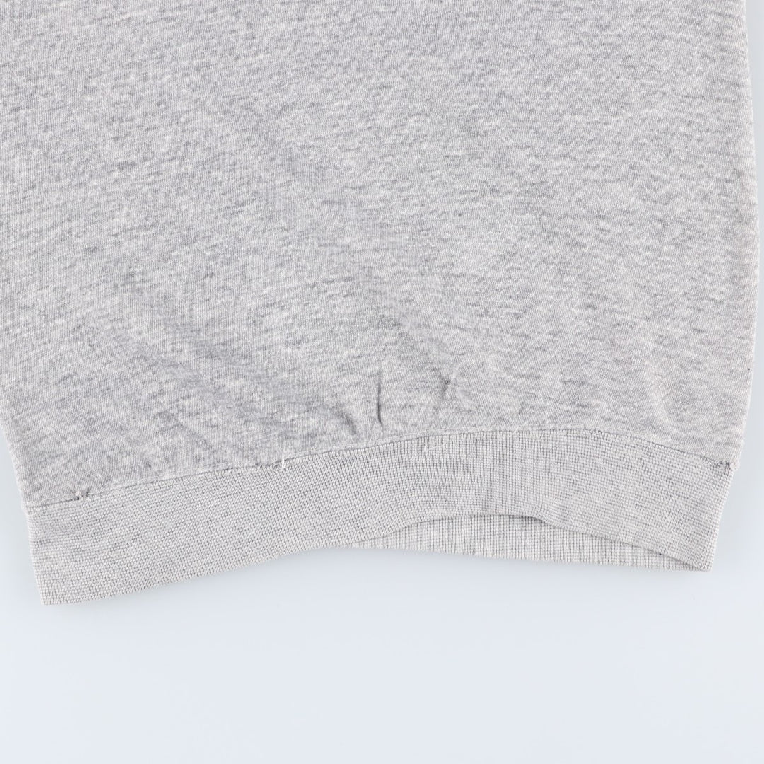 Vintage 1980'S Adidas logo sweatshirt, Made in USA, Men's Size Medium acrylic gray type Vintage Second Hand