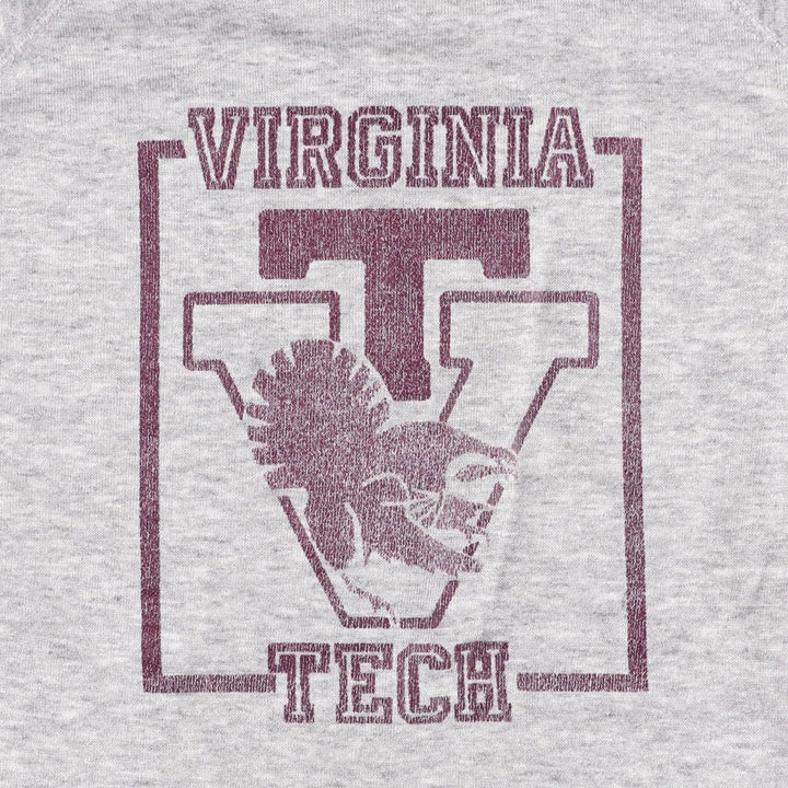 Vintage college sweatshirt, made in the USA, size small, women's acrylic gray type Vintage Second Hand
