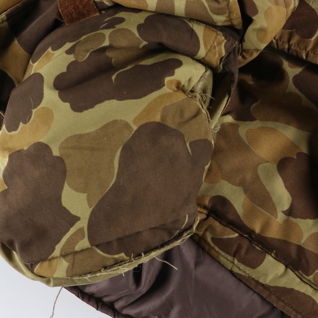 BROWNING Camouflage Pattern Down Jacket, Men's Size L unclear brown type Vintage Second Hand