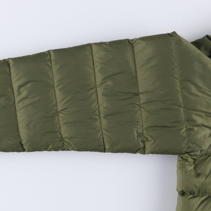 Eddie Bauer Men's Down Jacket, Size L Nylon Khaki type Vintage Second Hand
