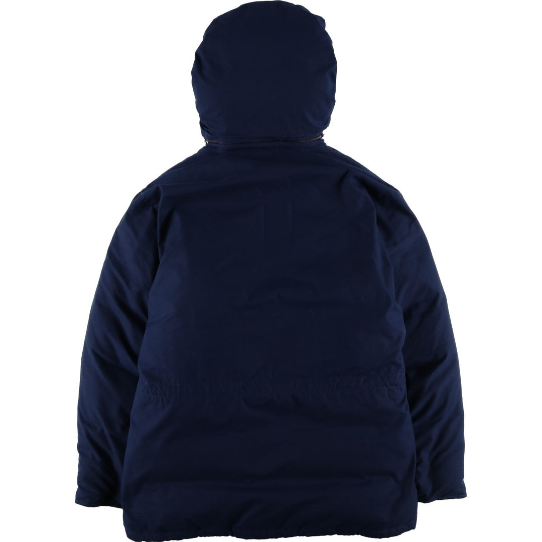 Eddie Bauer Goose Down Jacket, Men's Size M polyester navy blue type Vintage Second Hand