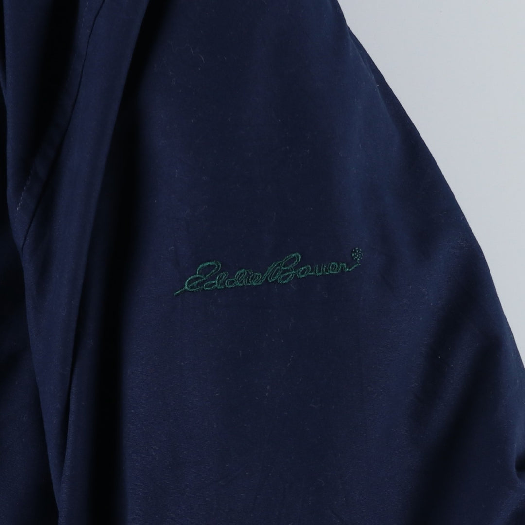 Eddie Bauer Goose Down Jacket, Men's Size M polyester navy blue type Vintage Second Hand