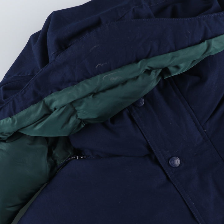 Eddie Bauer Goose Down Jacket, Men's Size M polyester navy blue type Vintage Second Hand