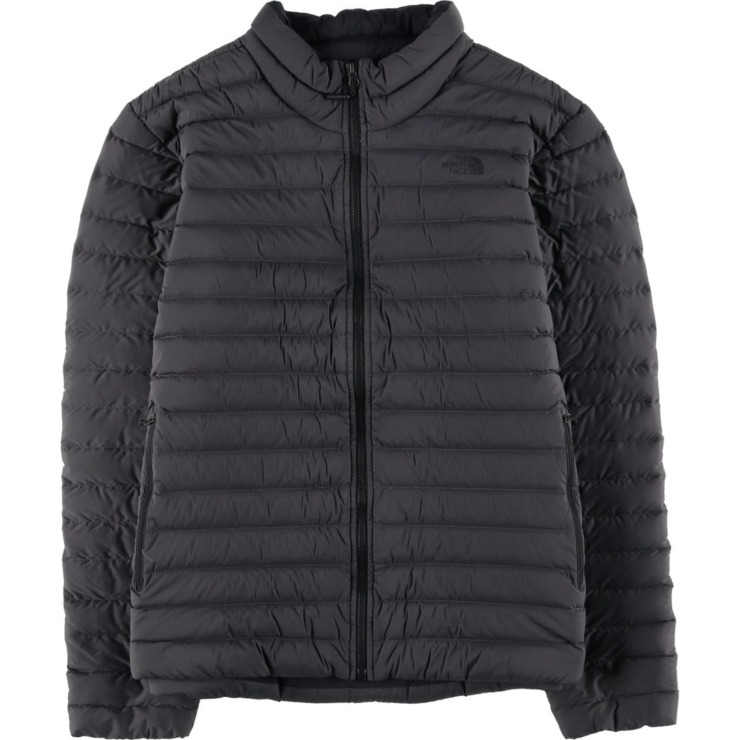 The North Face Goose Down Jacket, Men's XL Nylon Charcoal Vintage Second Hand