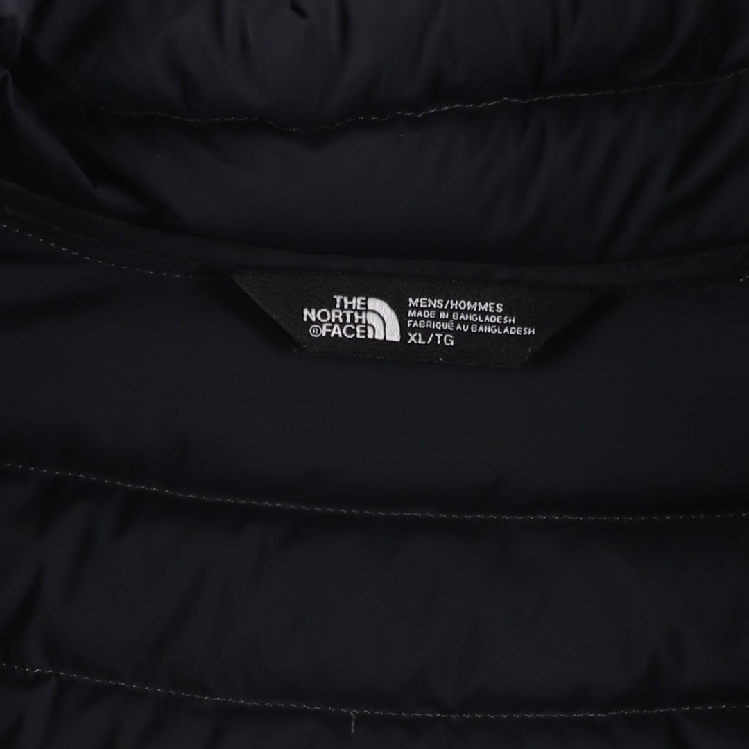 The North Face Goose Down Jacket, Men's XL Nylon Charcoal Vintage Second Hand