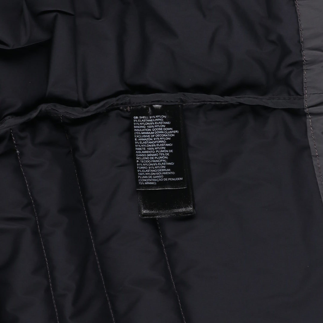 The North Face Goose Down Jacket, Men's XL Nylon Charcoal Vintage Second Hand