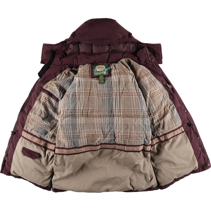 90s-00'S Cabelas Vintage Goose Down Jacket, Men's Size L cotton red type Vintage Second Hand