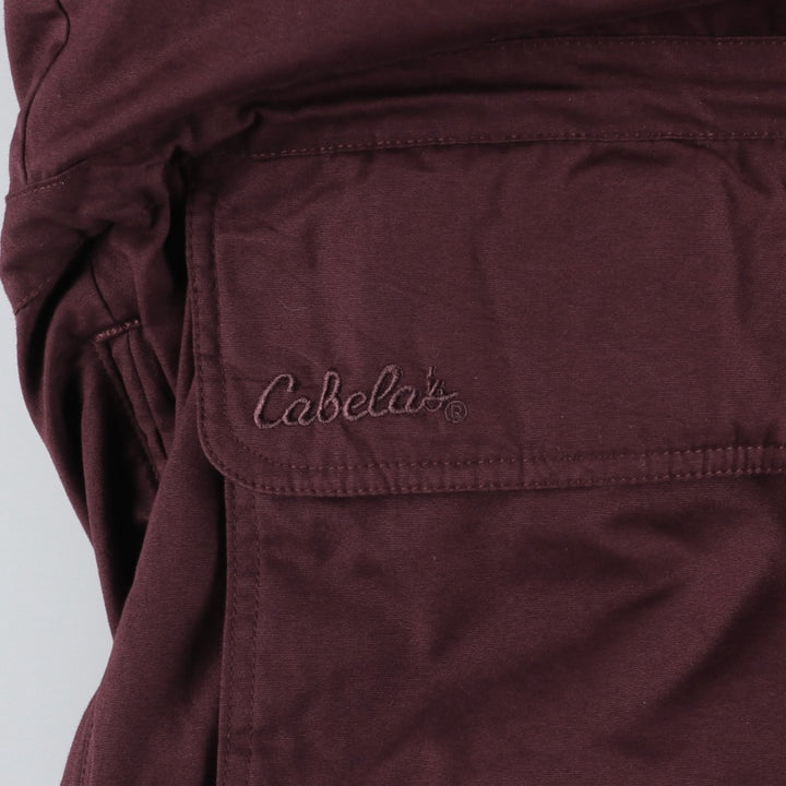 90s-00'S Cabelas Vintage Goose Down Jacket, Men's Size L cotton red type Vintage Second Hand