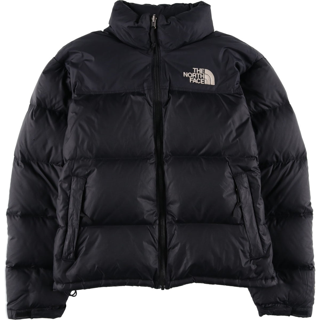 The North Face Nuptse Jacket, 700 fill power ripstop goose down jacket, men's size M Nylon black type Vintage Second Hand