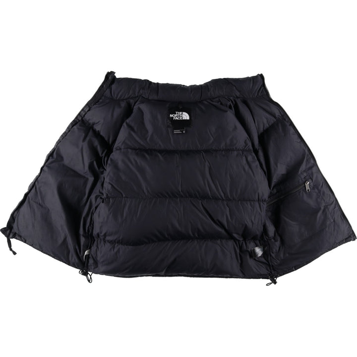 The North Face Nuptse Jacket, 700 fill power ripstop goose down jacket, men's size M Nylon black type Vintage Second Hand