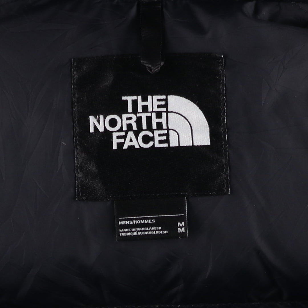 The North Face Nuptse Jacket, 700 fill power ripstop goose down jacket, men's size M Nylon black type Vintage Second Hand