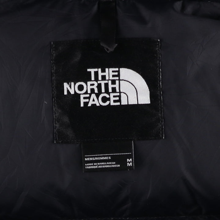 The North Face Nuptse Jacket, 700 fill power ripstop goose down jacket, men's size M Nylon black type Vintage Second Hand