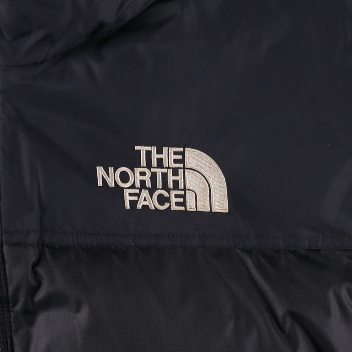 The North Face Nuptse Jacket, 700 fill power ripstop goose down jacket, men's size M Nylon black type Vintage Second Hand