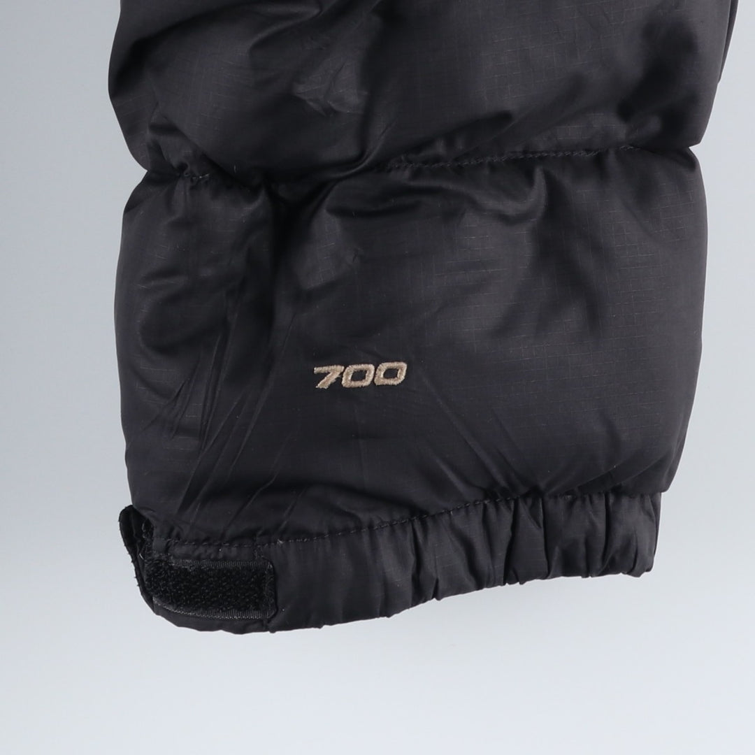The North Face Nuptse Jacket, 700 fill power ripstop goose down jacket, men's size M Nylon black type Vintage Second Hand
