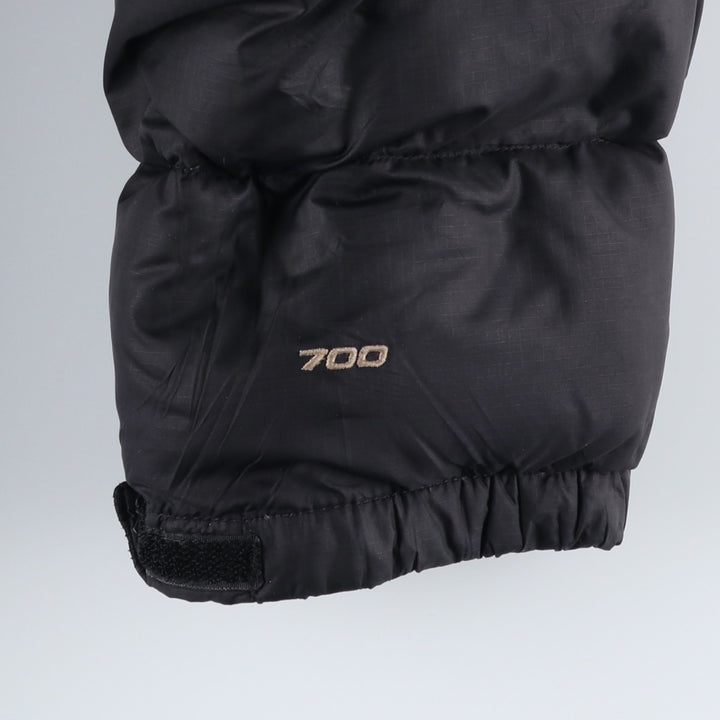 The North Face Nuptse Jacket, 700 fill power ripstop goose down jacket, men's size M Nylon black type Vintage Second Hand
