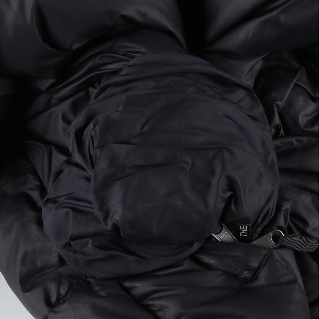 The North Face Nuptse Jacket, 700 fill power ripstop goose down jacket, men's size M Nylon black type Vintage Second Hand