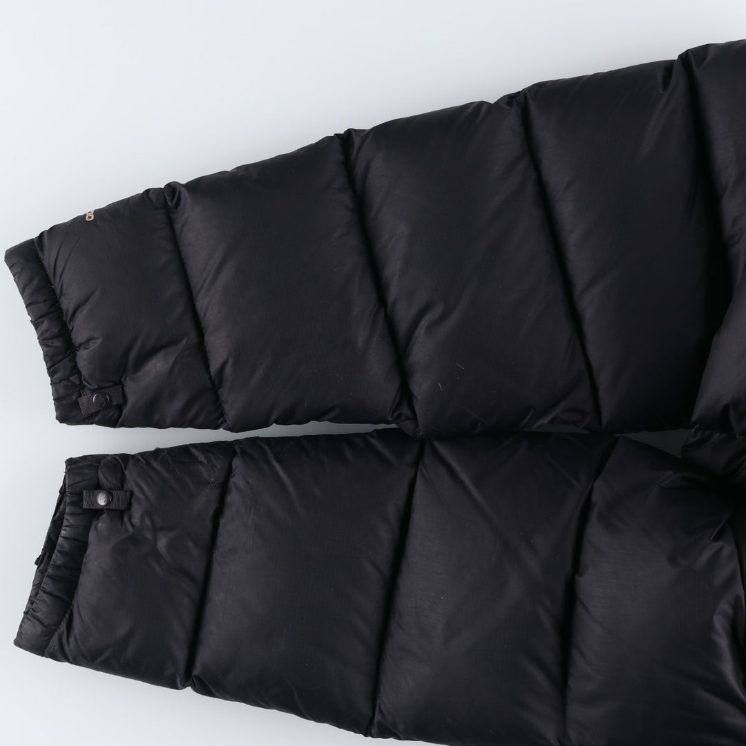 The North Face Nuptse Jacket, 700 fill power ripstop goose down jacket, men's size M Nylon black type Vintage Second Hand