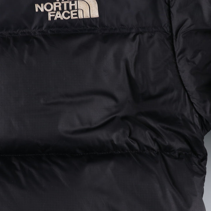 The North Face Nuptse Jacket, 700 fill power ripstop goose down jacket, men's size M Nylon black type Vintage Second Hand