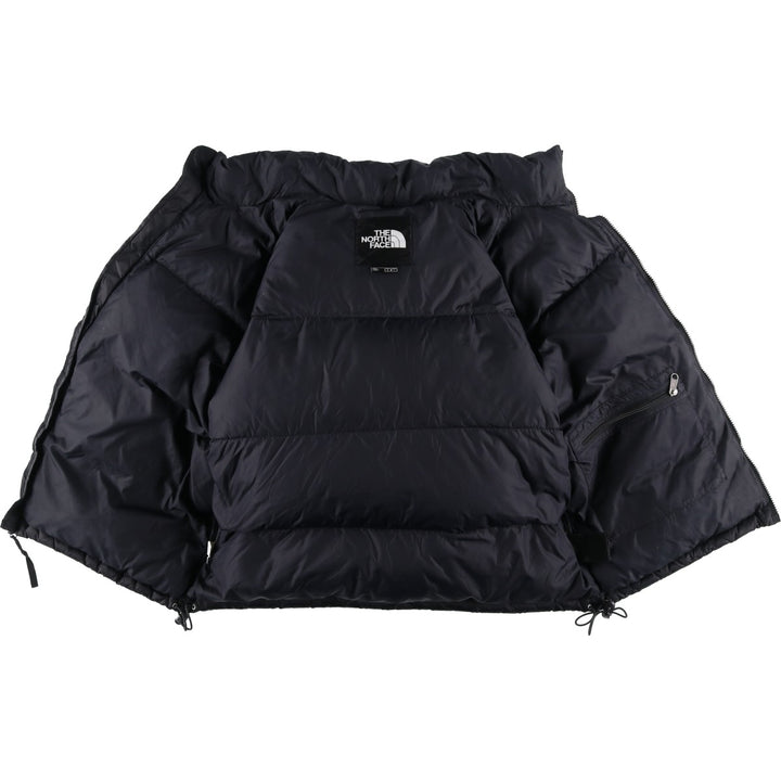 The North Face Nuptse Jacket, 700 fill power ripstop down jacket, men's size M Nylon black type Vintage Second Hand