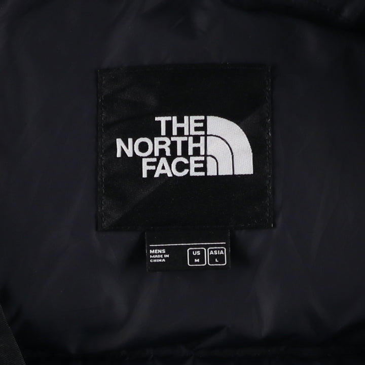 The North Face Nuptse Jacket, 700 fill power ripstop down jacket, men's size M Nylon black type Vintage Second Hand
