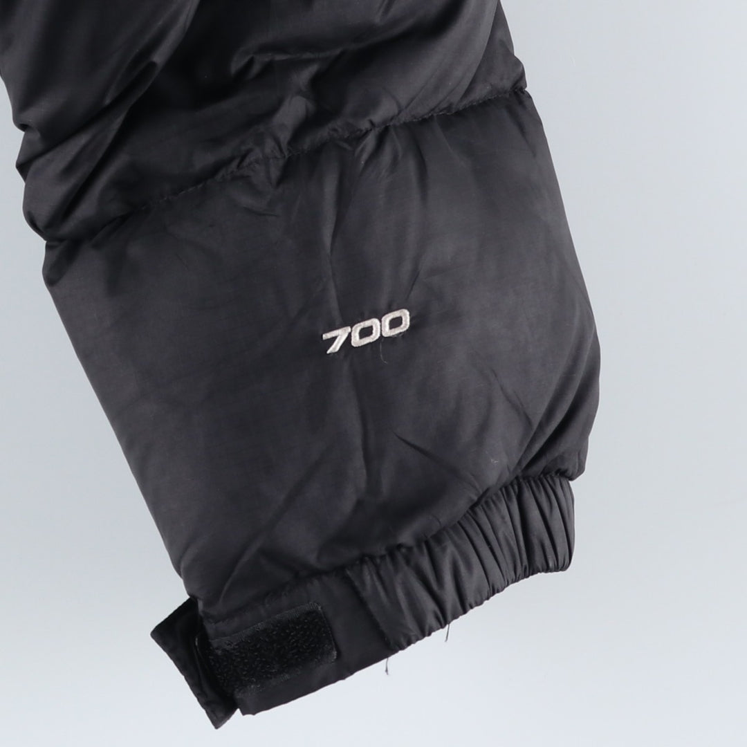 The North Face Nuptse Jacket, 700 fill power ripstop down jacket, men's size M Nylon black type Vintage Second Hand