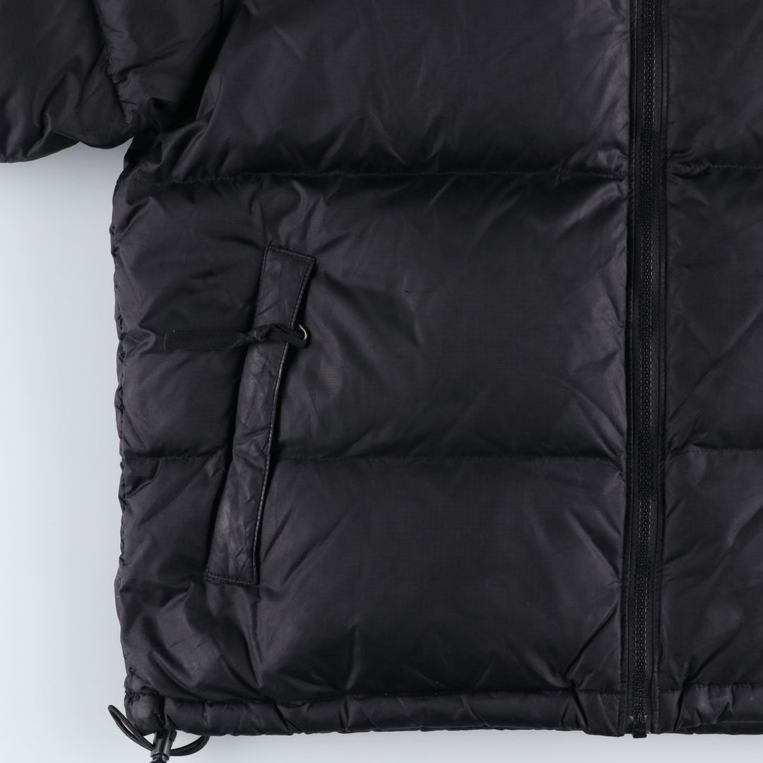 The North Face Nuptse Jacket, 700 fill power ripstop down jacket, men's size M Nylon black type Vintage Second Hand